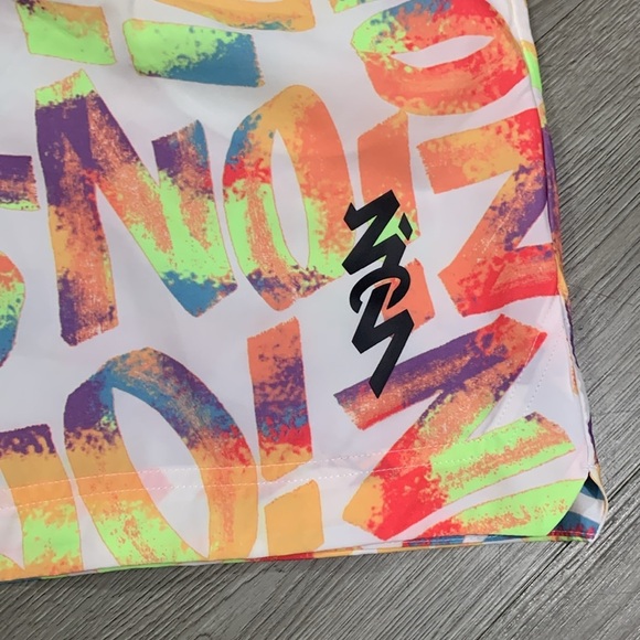 Nike Air Jordan White Zion Logo All Over Print Dri-Fit Basketball Shorts size M - Picture 3 of 15